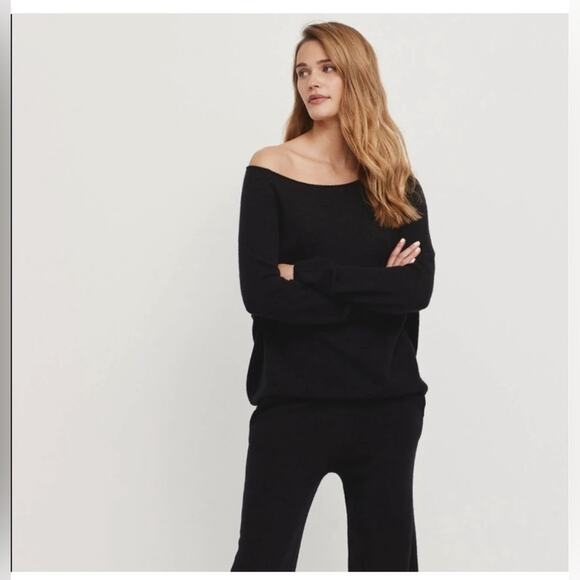 nakedcashmere tulip boatneck sweater size small - Picture 2 of 10